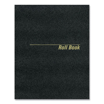 National® Roll Call Book, Six To Seven Week Term: Two-page Spread (26 Students), 9.5 X 7.88, Black Cover freeshipping - TVN Wholesale